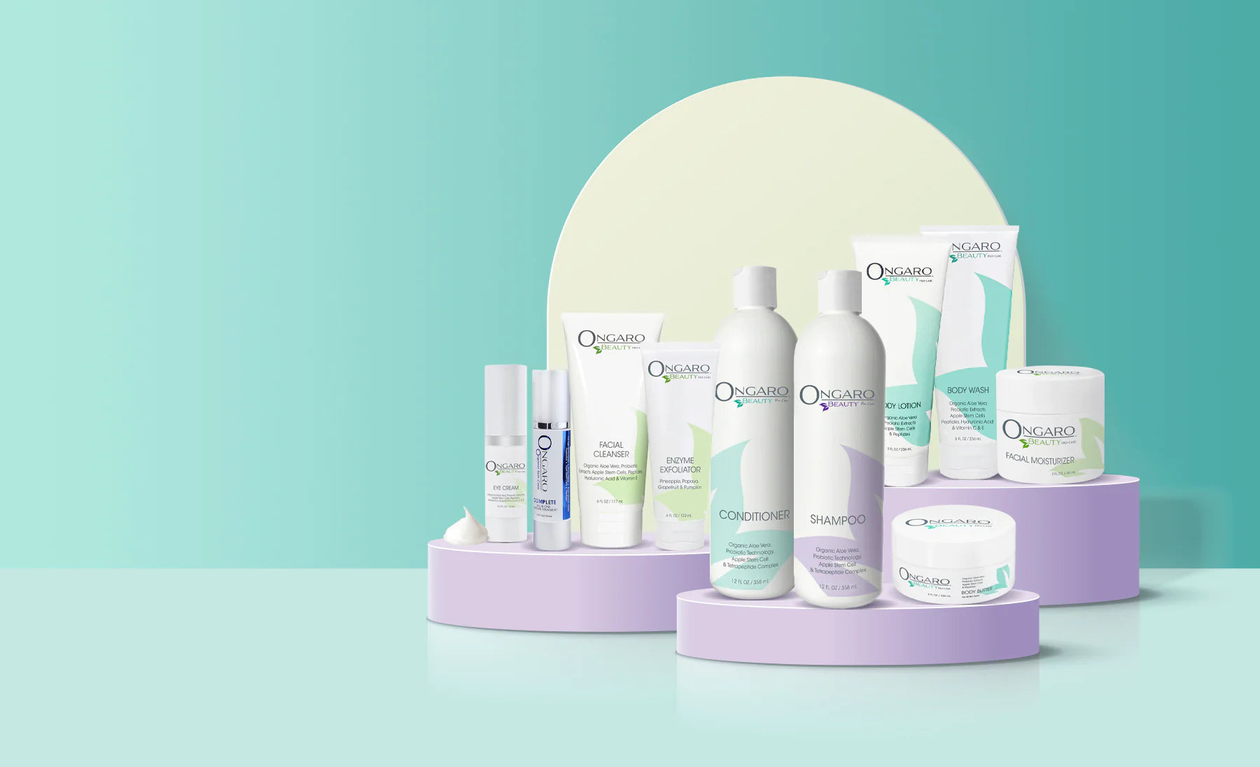 Ongaro Beauty organic skin and body care products with aloe vera and probiotics